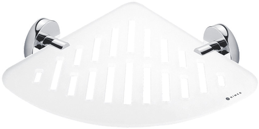 Nimco Police do koupelny a sprchy rohová – plexisklo kov Unix UN-X212-26