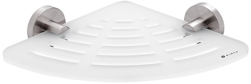 Nimco Police do koupelny a sprchy rohová – plexisklo kov Unix UNM-X211-10