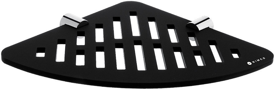 Nimco Police do koupelny a sprchy rohová – plexisklo kov Nava NA-X212