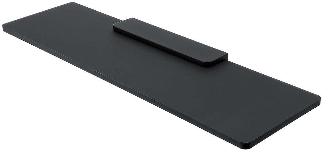Nimco Maya černá Police 50 cm do koupelny a sprchy – plexisklo kov MAC-X350-C-90