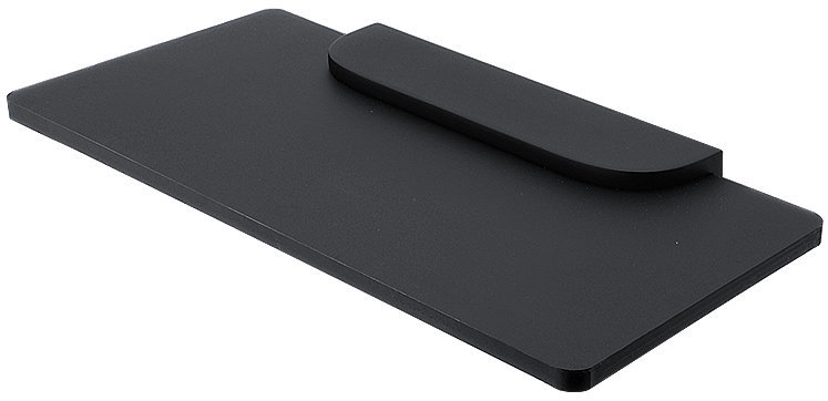 Nimco Police do koupelny a sprchy 20 cm – plexisklo černá Nikau NKC-X320-C-90