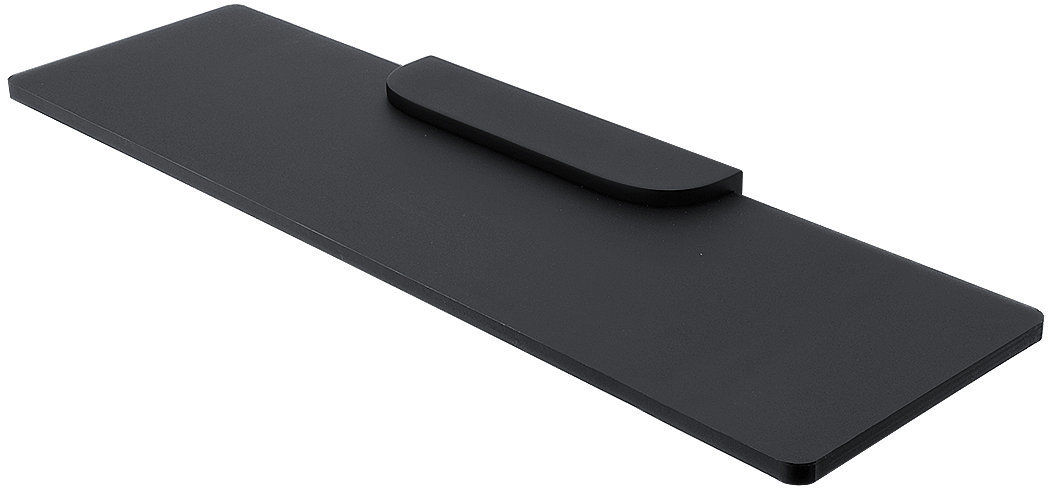 Nimco Police do koupelny a sprchy 50 cm – plexisklo černá Nikau NKC-X350-C-90