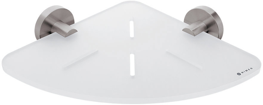 Nimco Police do koupelny a sprchy rohová – plexisklo kov Unix UNM-X208-10