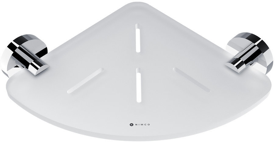 Nimco Police do koupelny a sprchy rohová – plexisklo kov Unix UN-X208-26