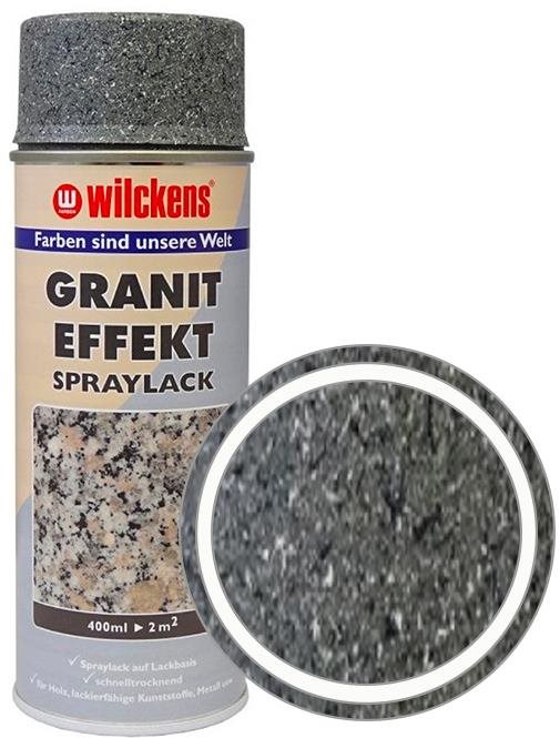 Wilckens Dekorační barva ve spreji s efektem šedá žula Granit Effekt Hobby-Lackspray, tmavě šedá