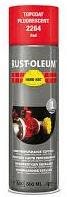 Rust-Oleum Fluorescenční barva ve spreji HARD HAT® Topcoat Fluorescent 500 ml, červená