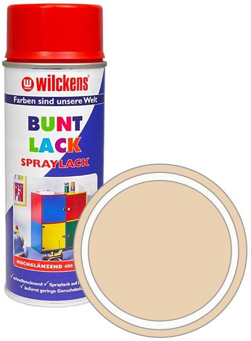 Wilckens Syntetická vrchní barva ve spreji vysoký lesk 400 ml slonová kost, WI.16011500140