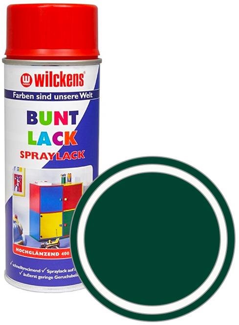 Wilckens Syntetická vrchní barva ve spreji vysoký lesk 400 ml zelená, WI.16060500140