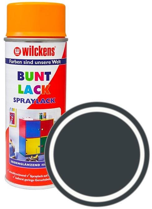 Wilckens Syntetická vrchní barva ve spreji pololesk 400 ml šedá, WI.16171600140
