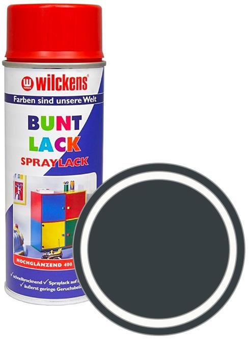 Wilckens Syntetická vrchní barva ve spreji vysoký lesk 400 ml odstín šedé, WI.16072600140