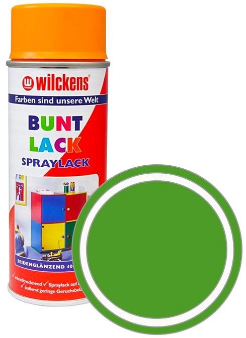 Wilckens Syntetická vrchní barva ve spreji pololesk 400 ml zelená, WI.16164000140
