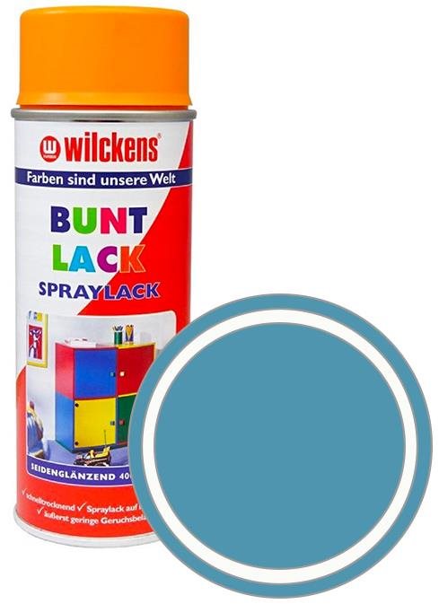 Wilckens Syntetická vrchní barva ve spreji pololesk 400 ml modrá, WI.16153000140