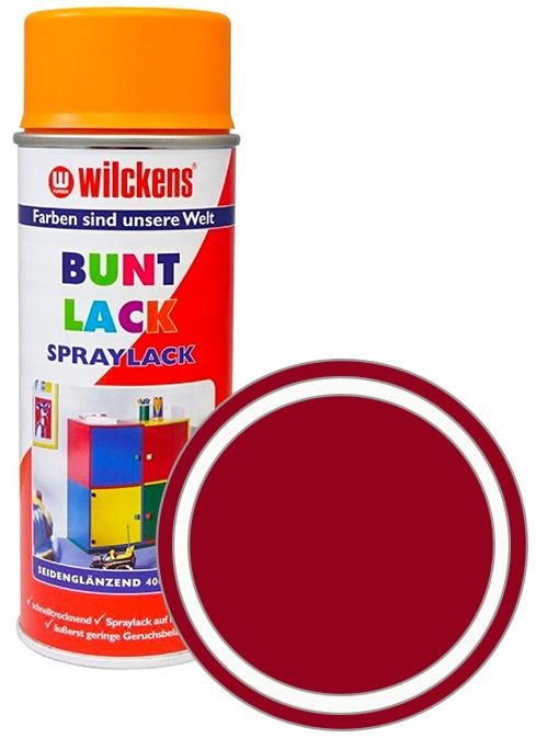 Wilckens Syntetická vrchní barva ve spreji pololesk 400 ml červená, WI.16130300140