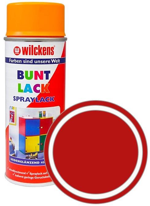Wilckens Syntetická vrchní barva ve spreji pololesk 400 ml červená, WI.16130100140