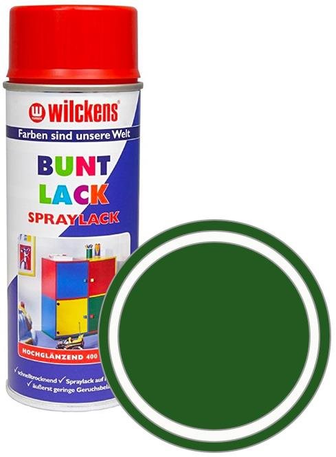 Wilckens Syntetická vrchní barva ve spreji vysoký lesk 400 ml zelená, WI.16060000140