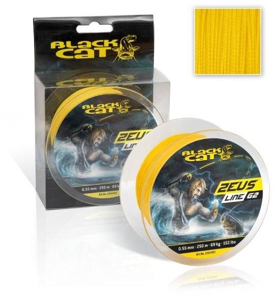 Black Cat šňůra Zeus Line G2 250 m, 0,55 mm, 69 kg