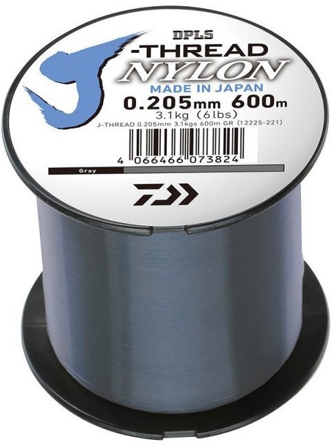 Daiwa J-Thread Grey 600 m, 0,235 mm, 4,1 kg