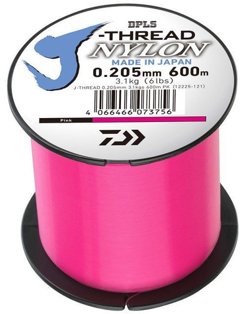 Daiwa J-Thread Pink 600 m, 0,235 mm, 4,1 kg