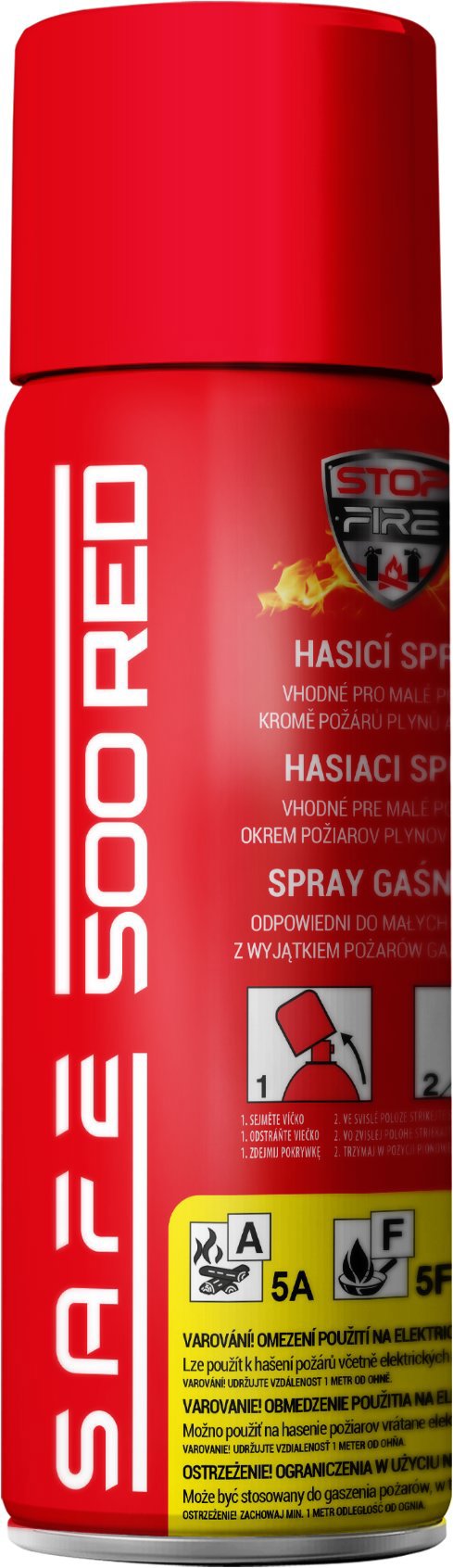 SAFE HOME Hasicí sprej Safe 500 Red