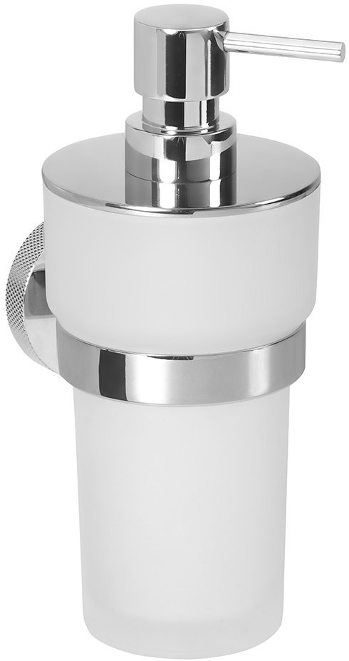 SAPHO Larissa Dávkovač mýdla 250 ml, mléčné sklo, chrom WS019