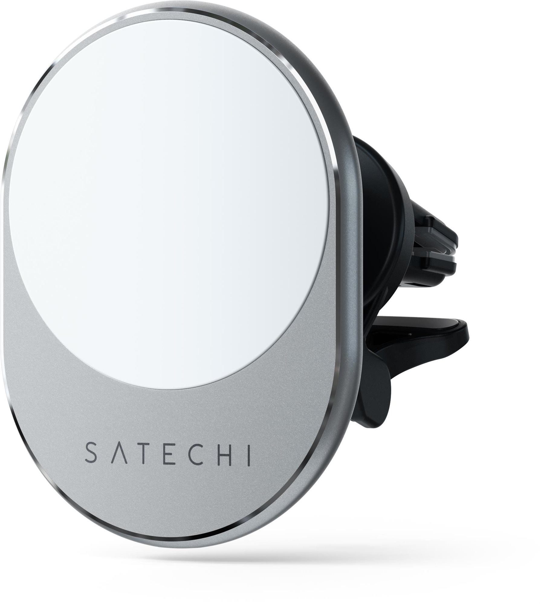 Satechi Magnetic Wireless Car Charger - Silver