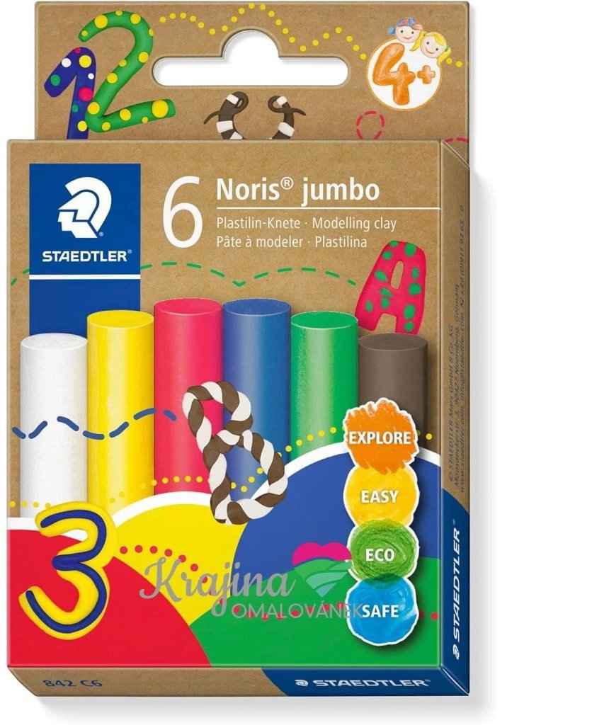 STAEDTLER Plastelína 6 barev