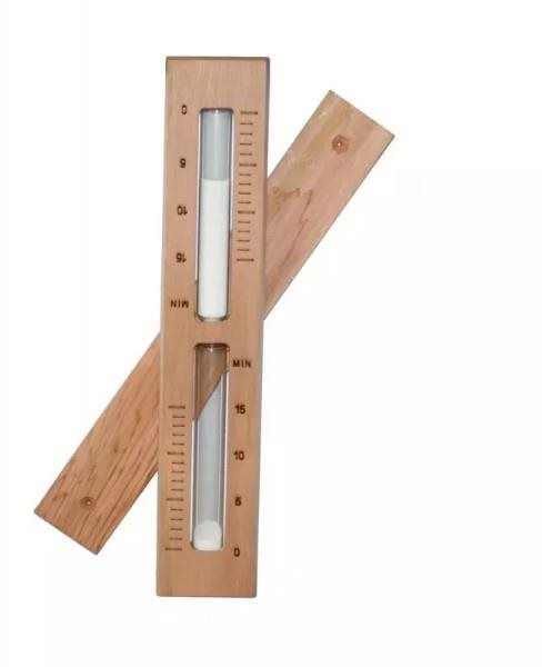 SENTIOTEC Přesýpací hodiny do sauny - bílý písek, 15 min