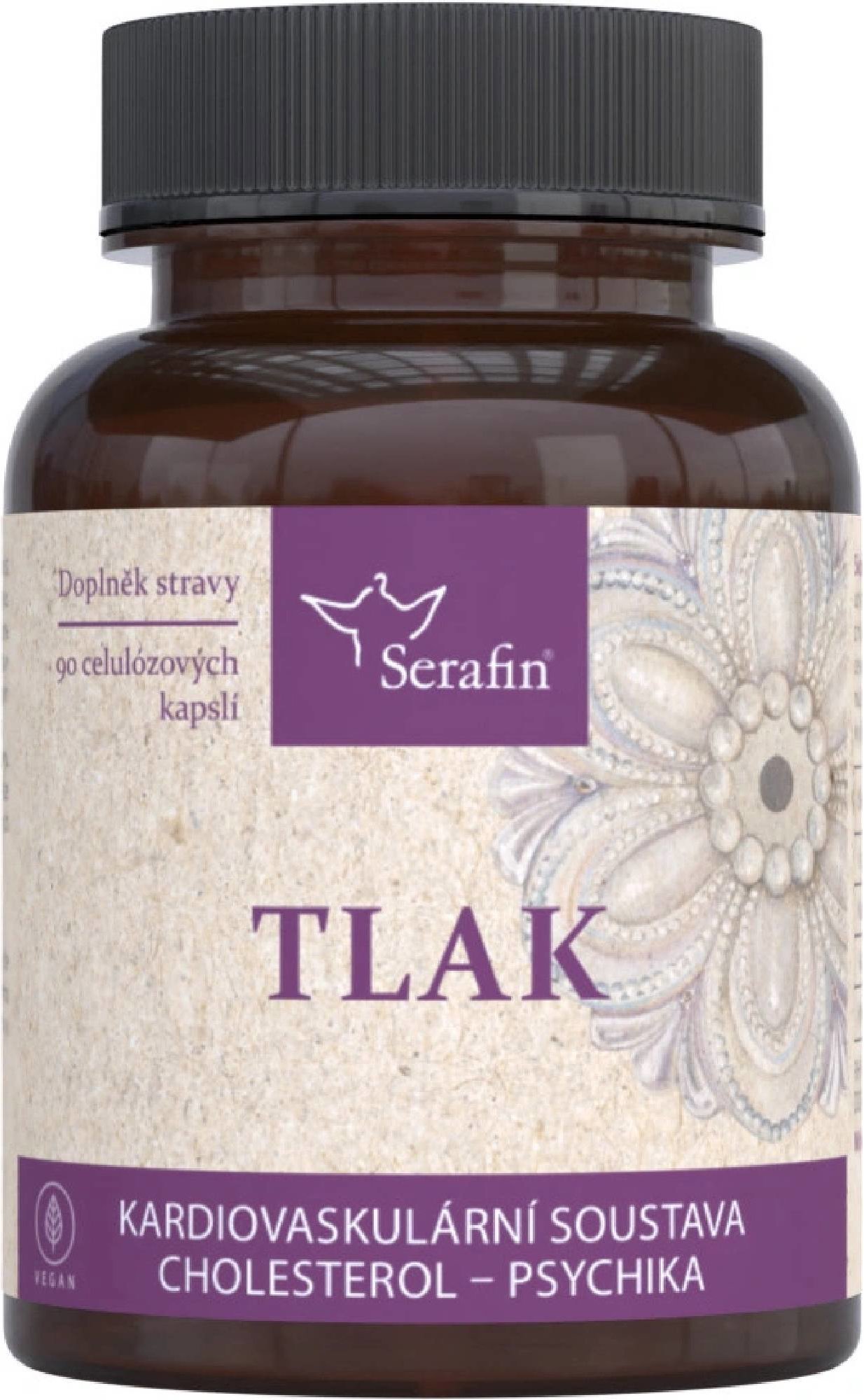 Serafin Tlak-přírodní bylinné kapsle 90 tobolek
