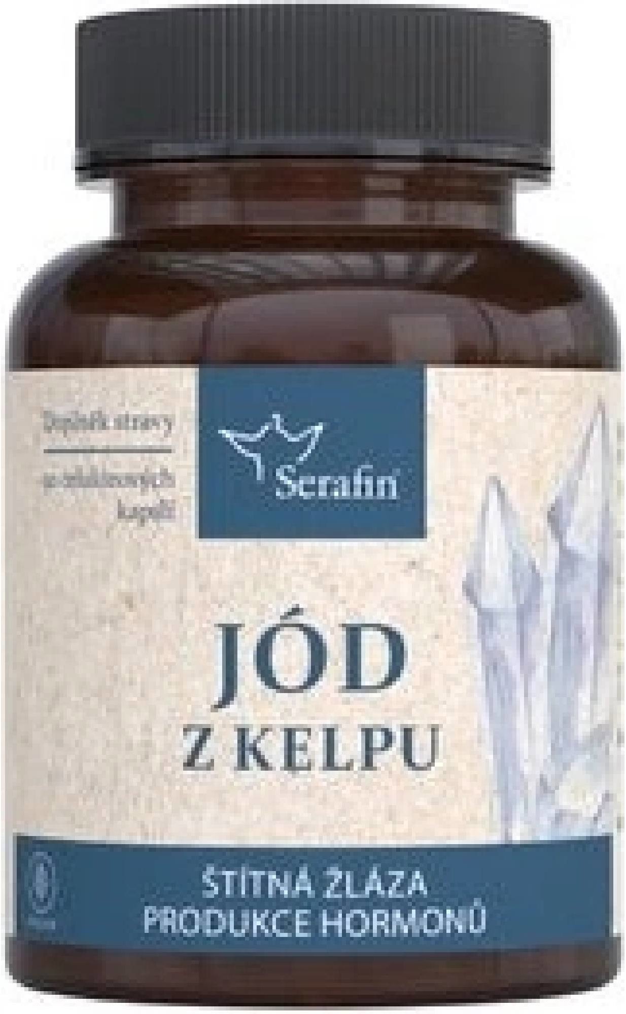 Serafin Jód z kelpu - přírodní bylinné kapsle 90 tobolek