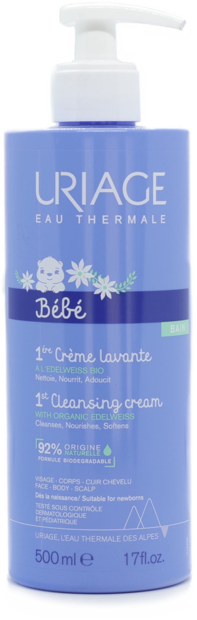 Uriage Bébé 1st Cleansing Cream 500 ml