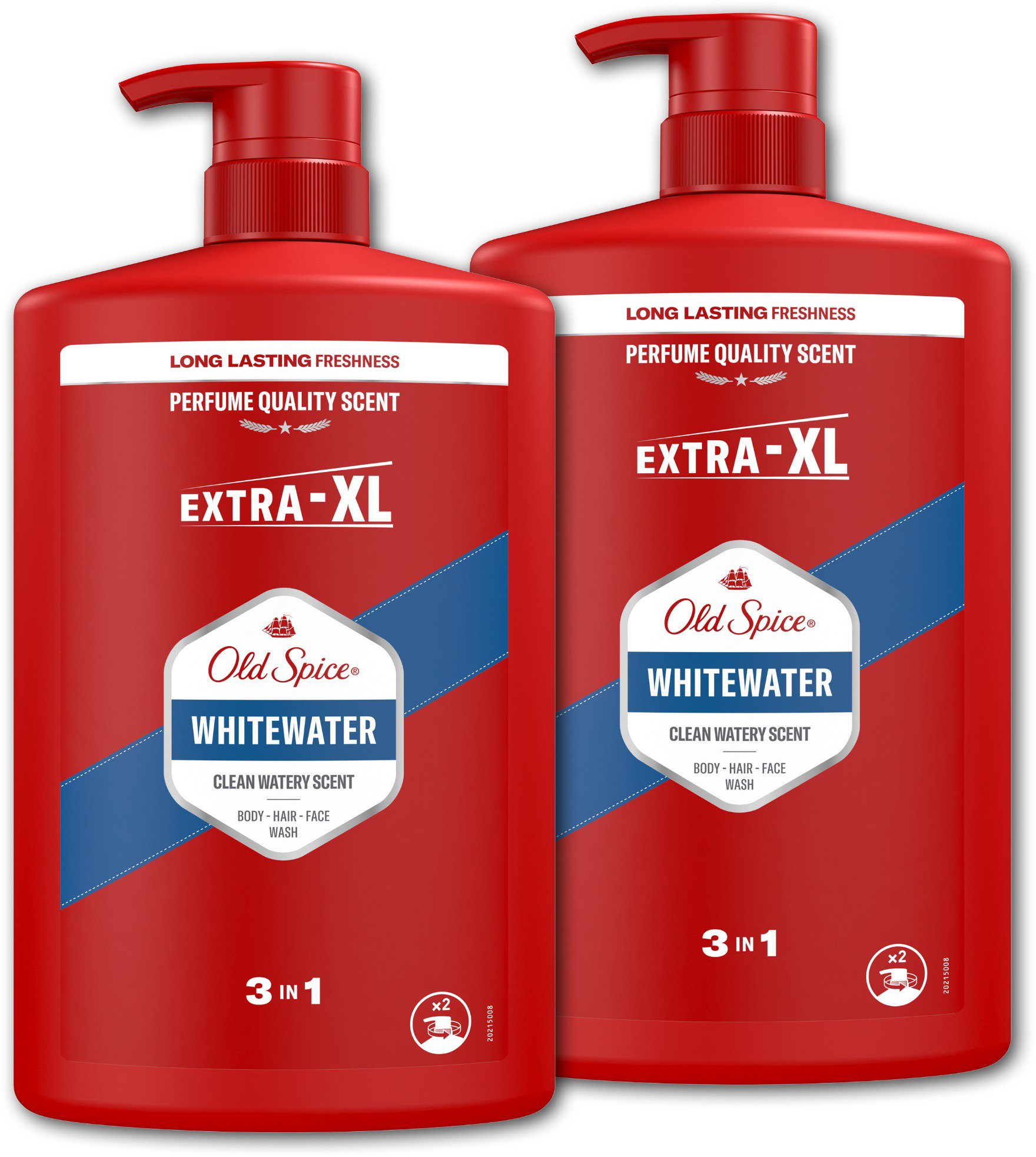 OLD SPICE WhiteWater Sprchový gel 3v1 2 × 1000 ml