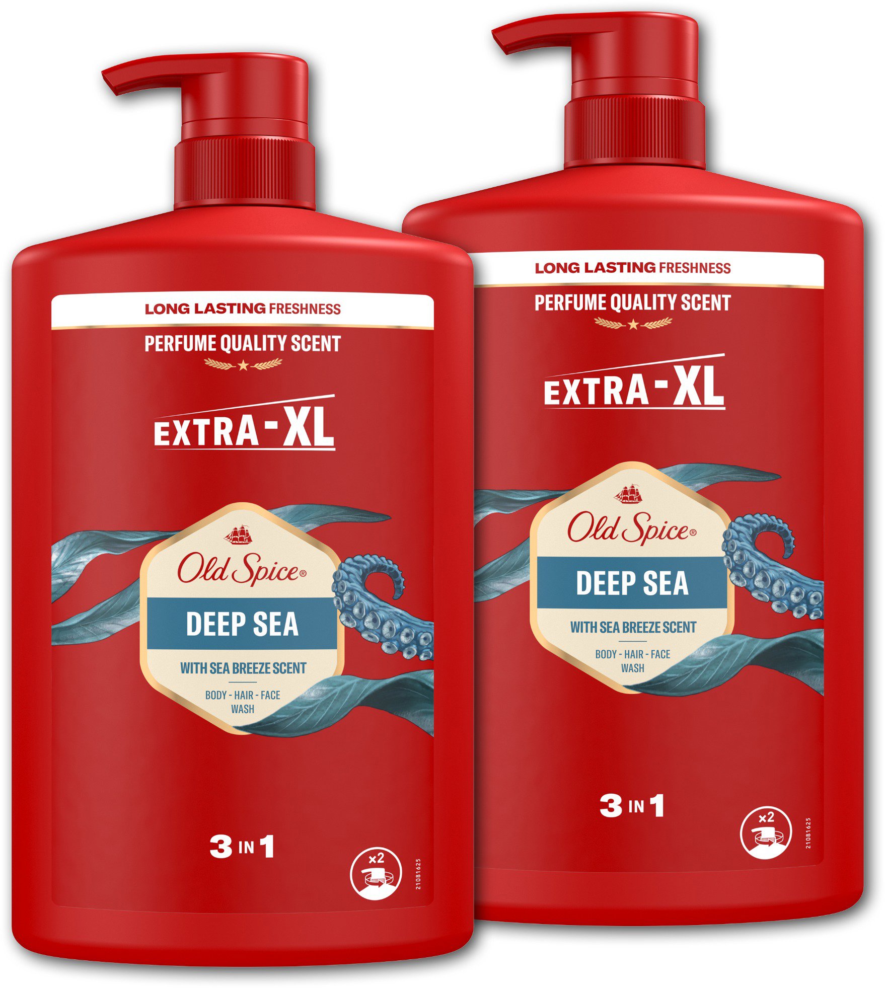 OLD SPICE Deep Sea Sprchový gel 3v1 2 ×1000 ml