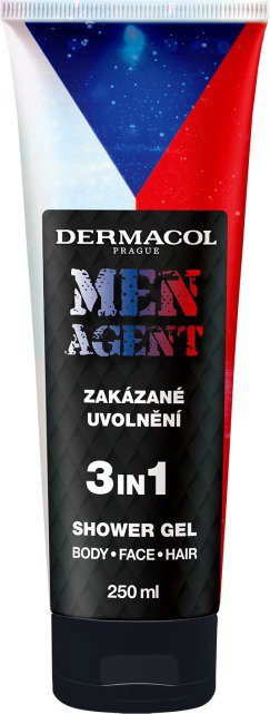 DERMACOL Men Agent Zakázané uvolnění 3v1 250 ml