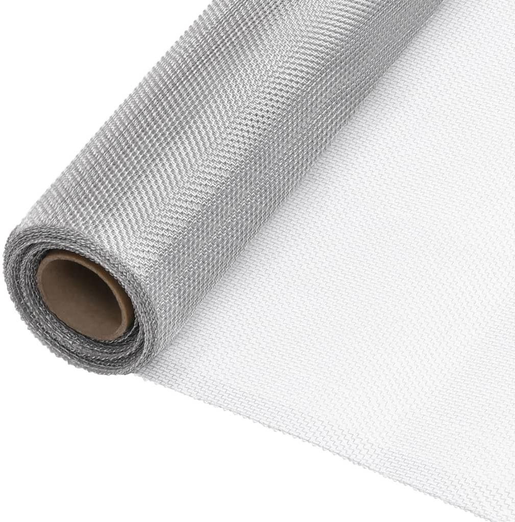 SHUMEE Síť proti hmyzu hliník 100 × 2000 cm stříbrná