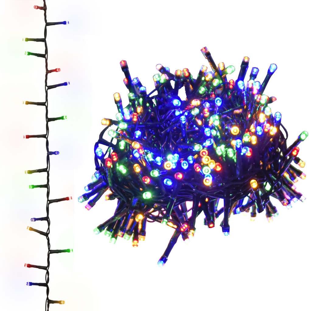 Shumee světelný LED řetěz se 400 LED diodami vícebarevný 13 m PVC