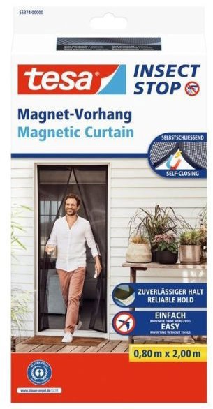 TESA Magnetická síť na ochranu proti hmyzu, antracitová