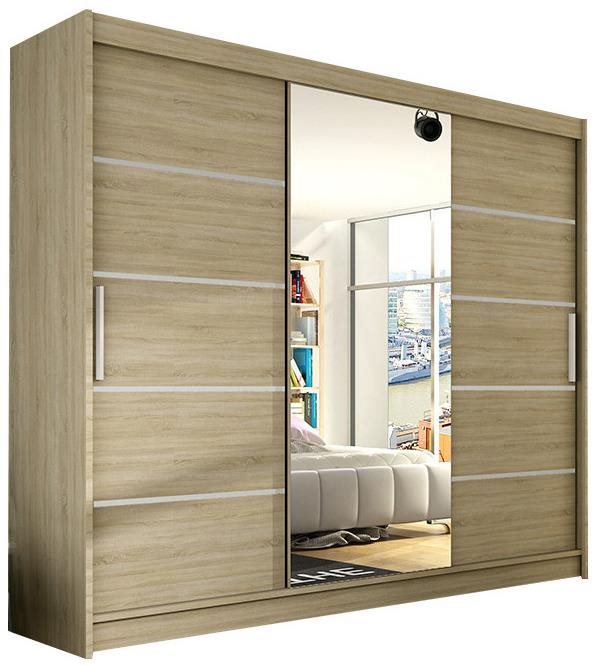 Nejlevnější nábytek Ande VI - dub sonoma / zrcadlo