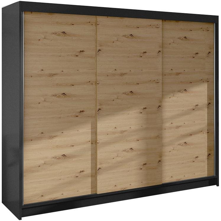 Nejlevnější nábytek Hardy II - černá / dub artisan