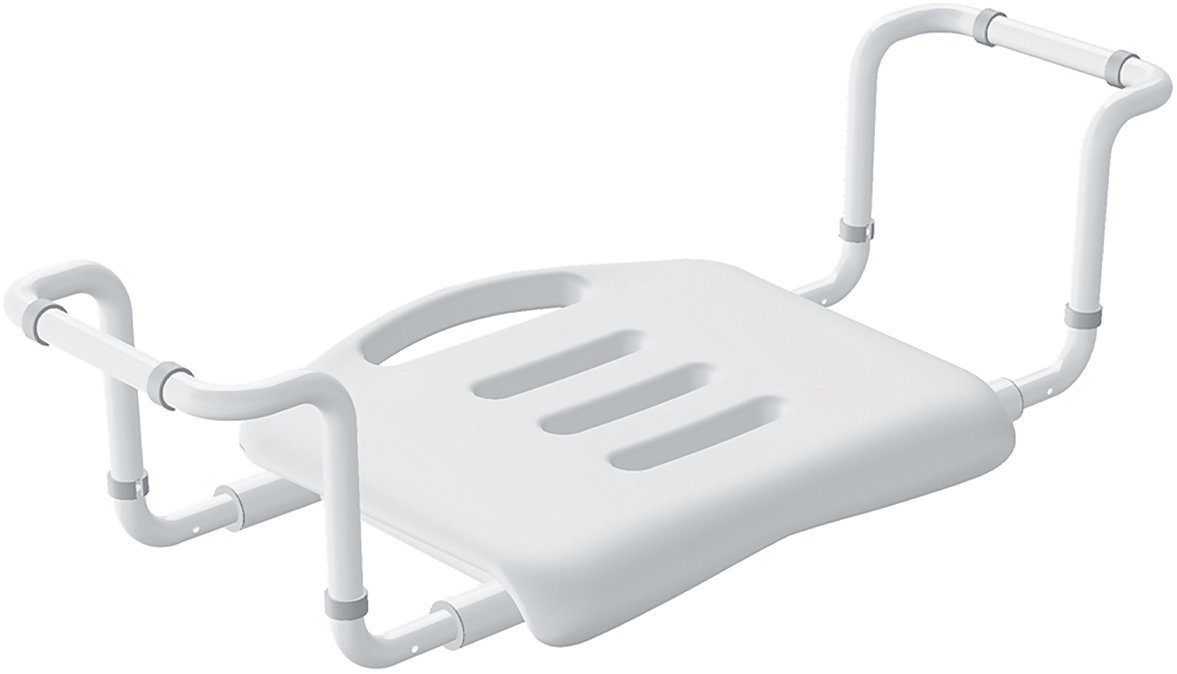 SPIRELLA Sedátko do vany, nastavitelné, bílé, hliník, 50-65 cm