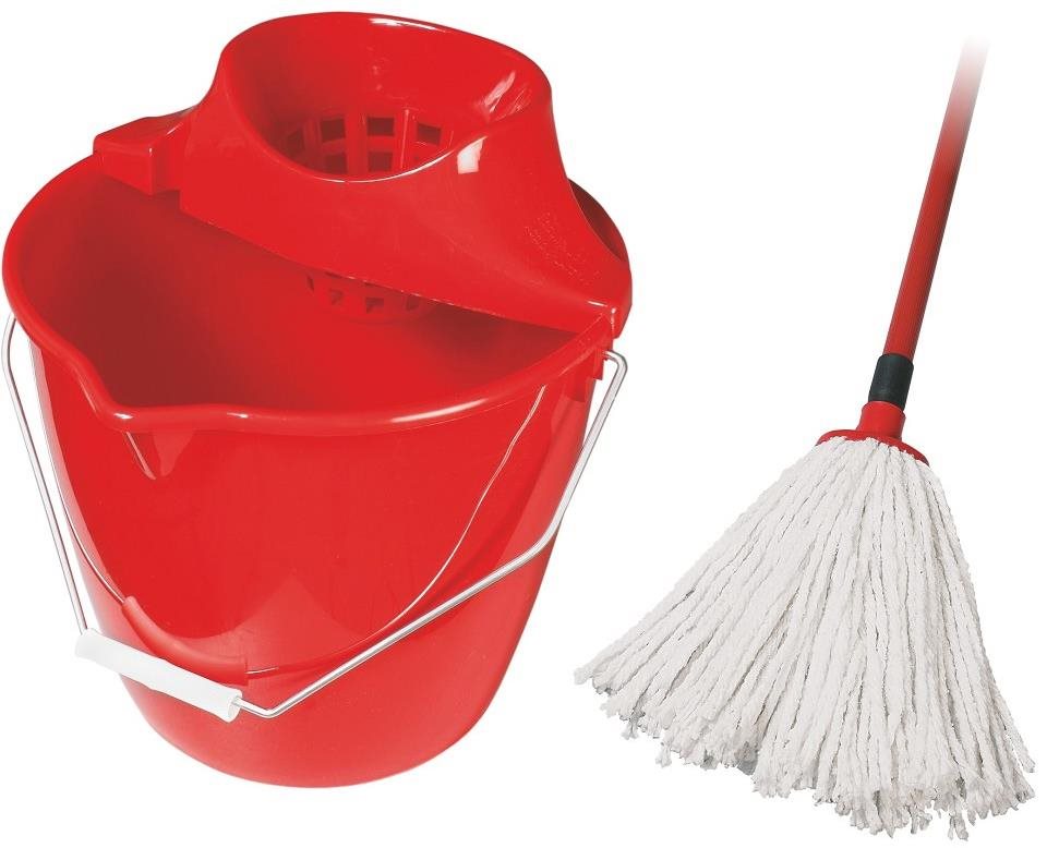 Spokar Kbelík 12 l + mop provázkový bavlněný 160 g