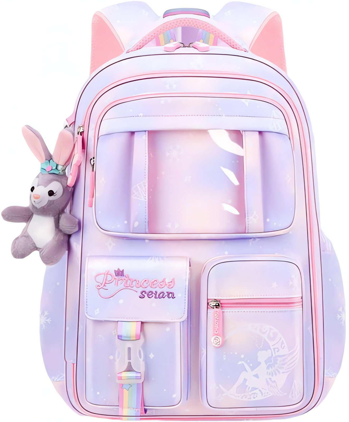 eCa Školní batoh 35 l, světle fialová