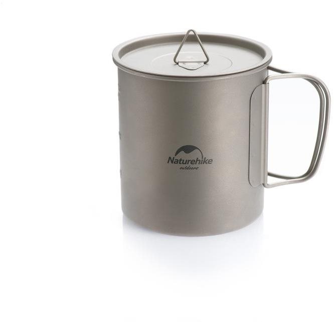Naturehike Titanový hrneček 20CJ 600 ml, 100 g, vč. pokličky