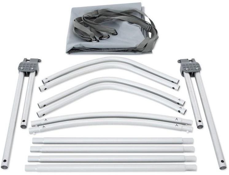 INTEX Bimini Canopy Grey 160 × 142 cm Oxford Fabric - stříška ke člunu