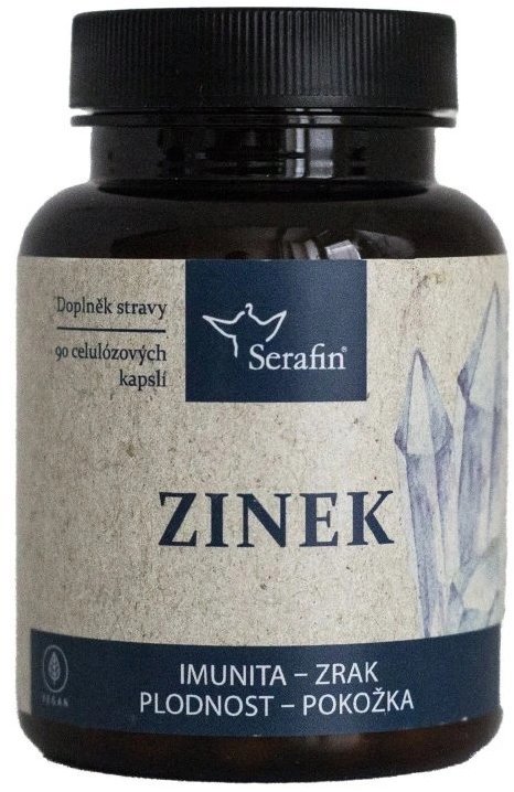Serafin Zinek přírodní bylinné kapsle, 90 tobolek