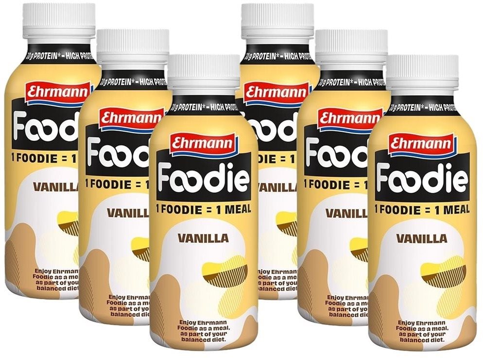Ehrmann Foodie 6x 400ml, vanilka