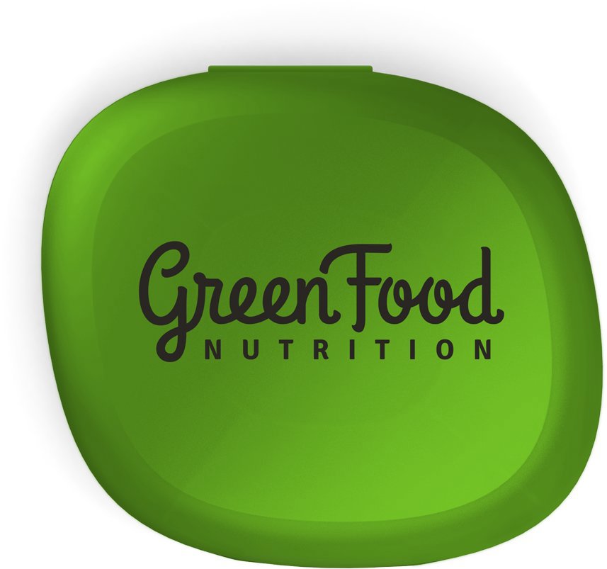 Greenfood Pillbox na kapsle zelený