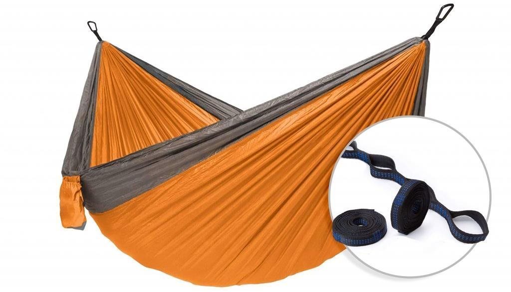 SET- Hamaka Camping (oranžová)+Tree strap