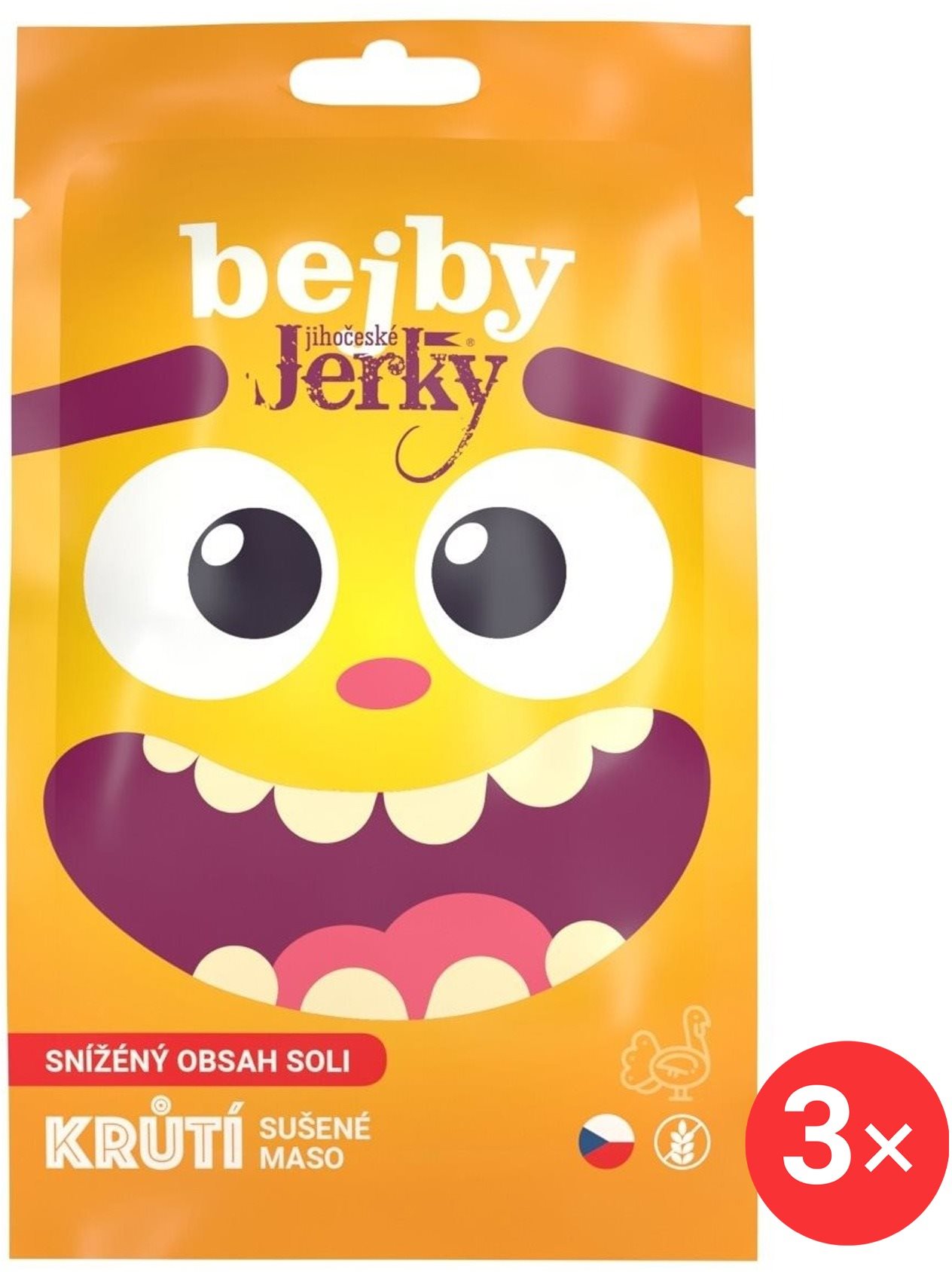 Jihočeské Jerky Bejby krůtí 3 x 20 g
