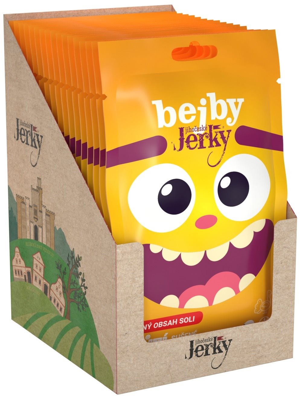 Jihočeské Jerky Bejby krůtí 400 g (20 x 20 g)