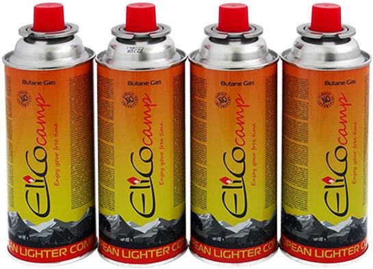 ElicoCamp plynová kartuše 220 g - balení 4 ks